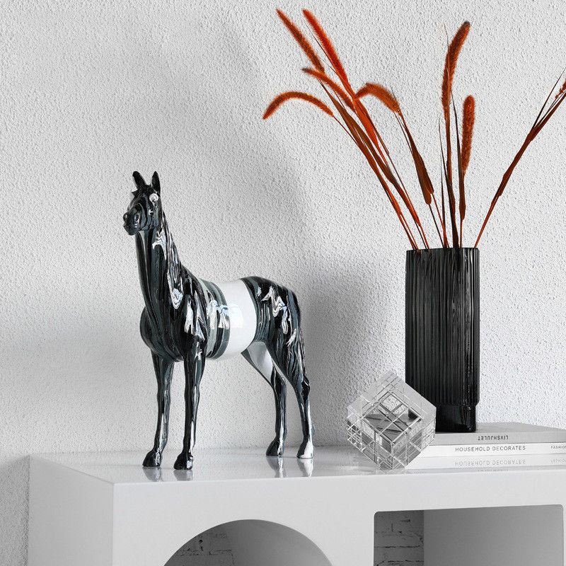 Nordic Resin Animal Crafts Art Deco Design for Home Office Study Decor Movable Function