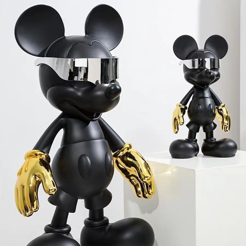 Modern Ceramic Decor featuring Cyberpunk Mickey Mouse for Multi-Functional Space