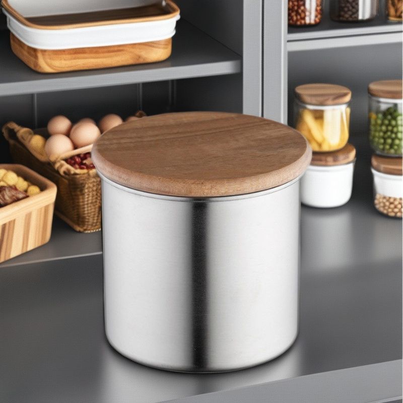 Commercial Buyers Multiple Sizes Stainless Steel Vacuum Storage Jar for Smoothie Bars
