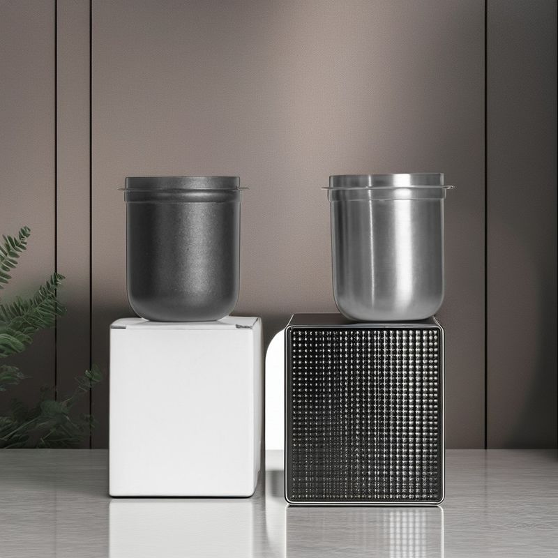 Smoothie Bars Modern Stainless Steel Plastic Hands-Free Universal Dosing Cup for Kitchen