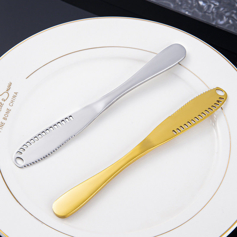 Stainless Steel Cheese Knife for Western Bread and Jam Elegant Butter Knife Cheese Tools