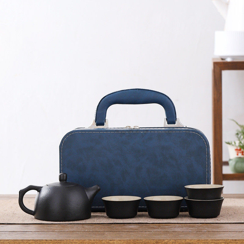 Modern Style Outdoor Travel Tea Set with Customizable Logo and Sustainable Porcelain