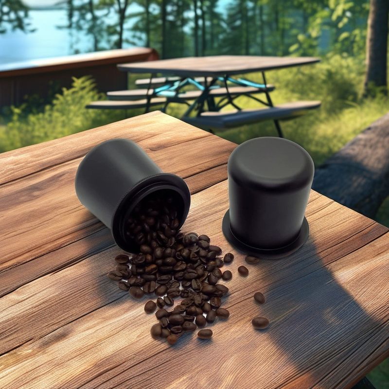 Eco-Friendly Espresso Powder Feeder with Coffee Dosing Cup Precision WDT Tools 51/58mm