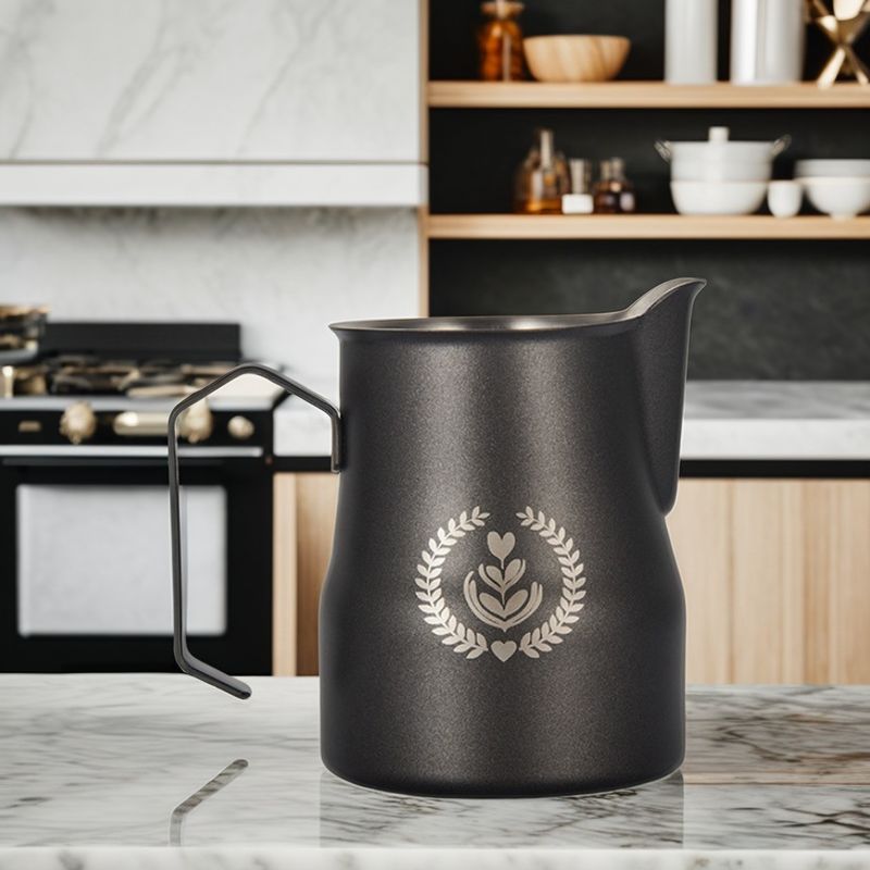 Commercial Buyer Modern Design 350ml/500ml Stainless Steel Milk Jug for Espresso Latte
