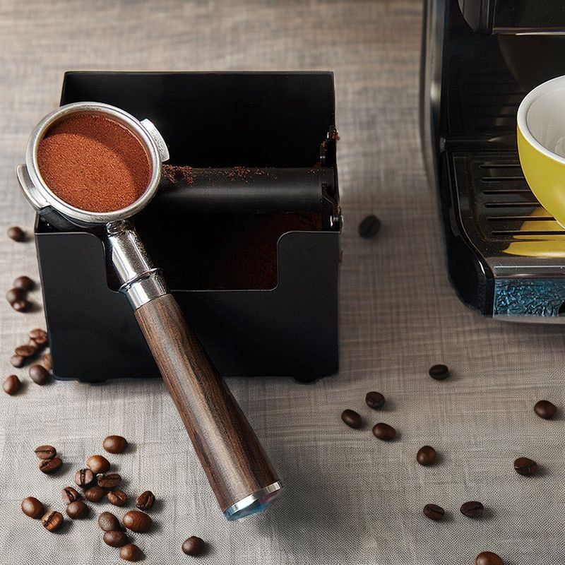 Shock Absorbent Non-Slip Base Silicone Knock Box for Perfect Tea and Coffee Grinding