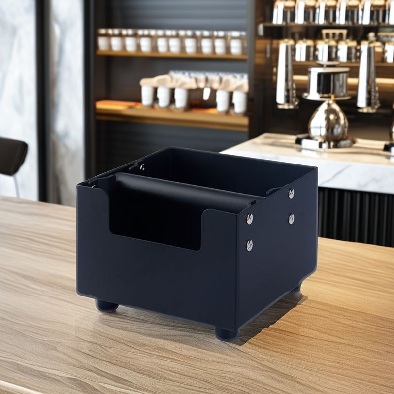 Removable Non-Slip Base Silicone Knock Box for Brewing Coffee in Commercial Settings