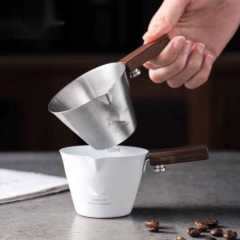 Melamine Plastic Type 120ml Espresso Shot Cups for Milk Frothing and Coffee Brewing