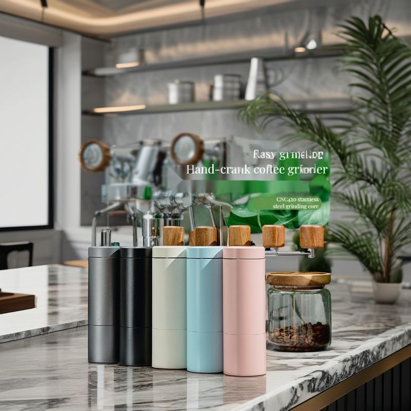 Eco-friendly Ceramic Burr Manual Coffee Bean Grinder Perfect Houseware for Coffee Lovers