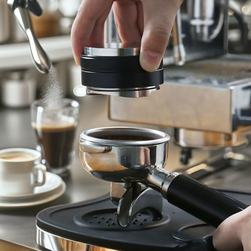 Metal Coffee Leveling Tool for Cafe Accessories 54mm Dual Head Espresso Tamper Distributor