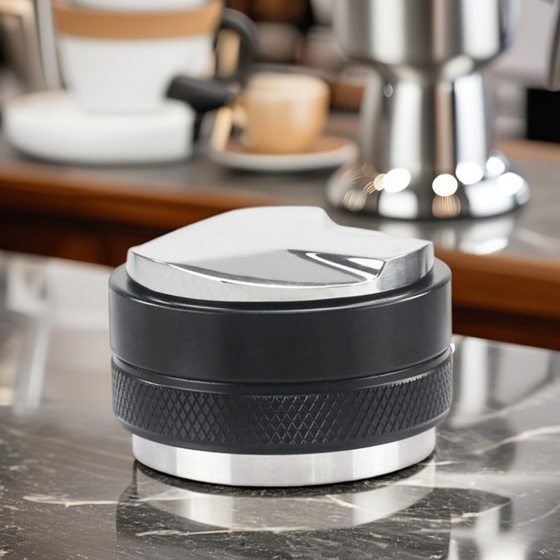 Coffee Tamper Base Professional 58mm Dual Head Eco-Friendly Espresso Leveler for Cafe