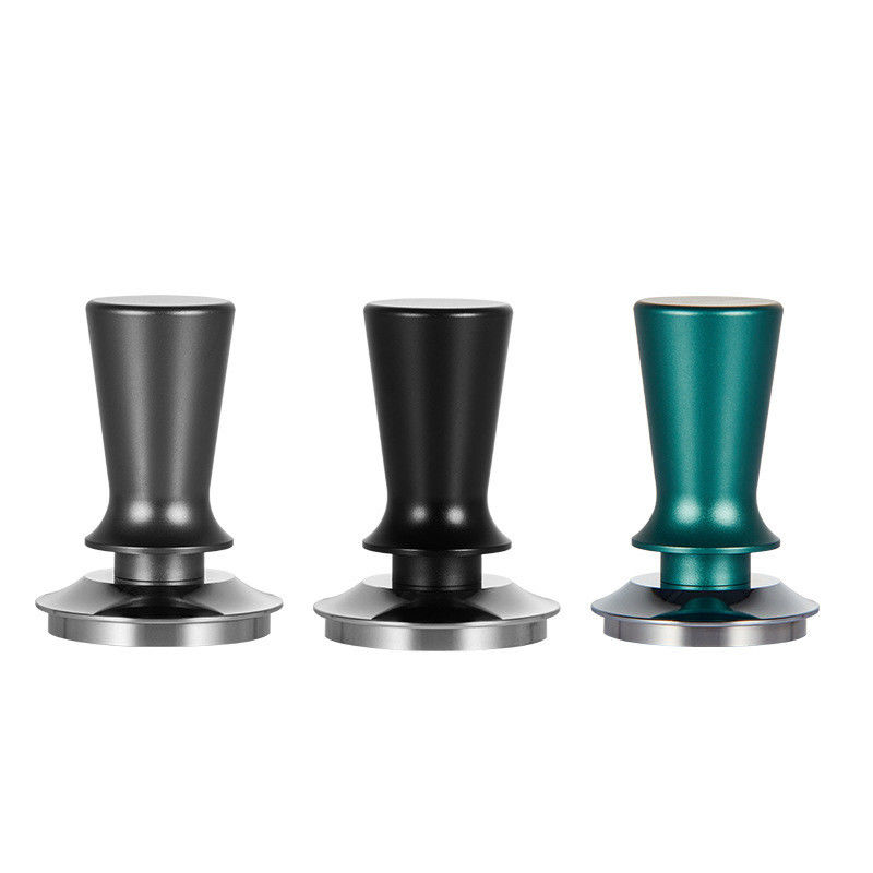 Custom Logo Aluminium Espresso Tamper with Steady Spring Load Calibrated 51mm 53mm 58mm Size