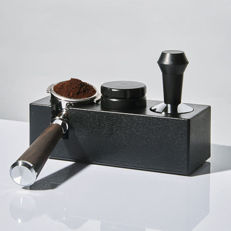 58mm Portafilter Holder for Espresso Enthusiasts and Modern ABS Coffee Tamper Stand