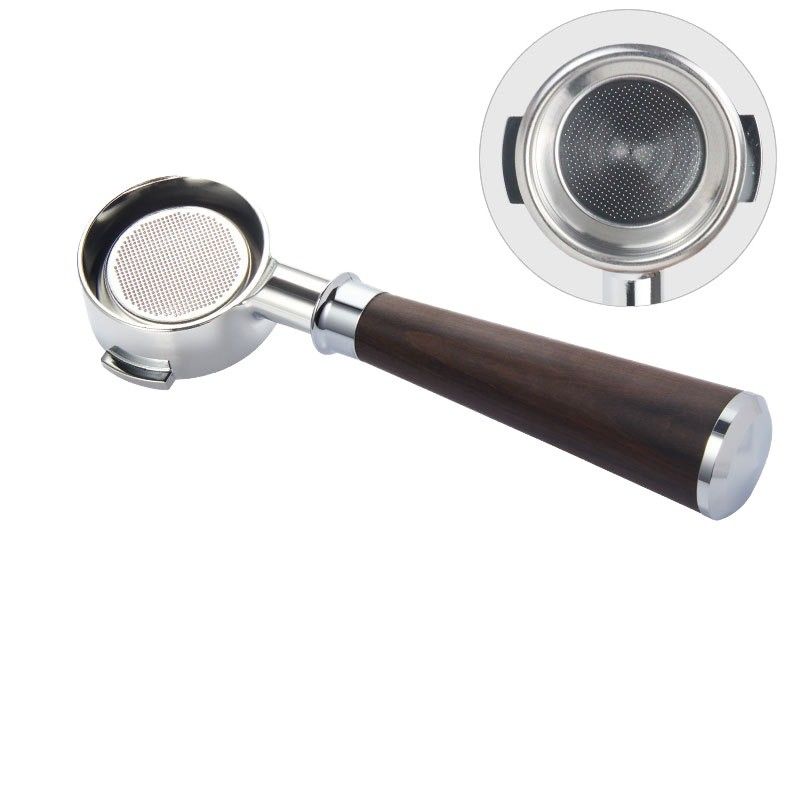 None Flatware Type Portable Wooden Coffee Perfection with 58mm Stainless Steel Funnel