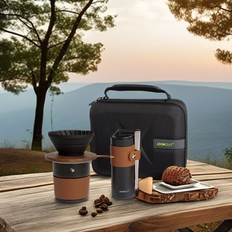 Pour Pot Ceramic Porcelain Coffee Cup Outdoor Coffee Maker Kit for Coffee Enthusiasts