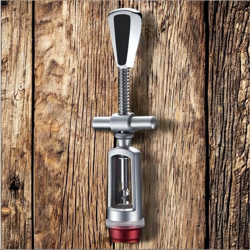 Stainless Steel and Zinc Alloy Wine Opener Multifunction Corkscrew for Laser Option