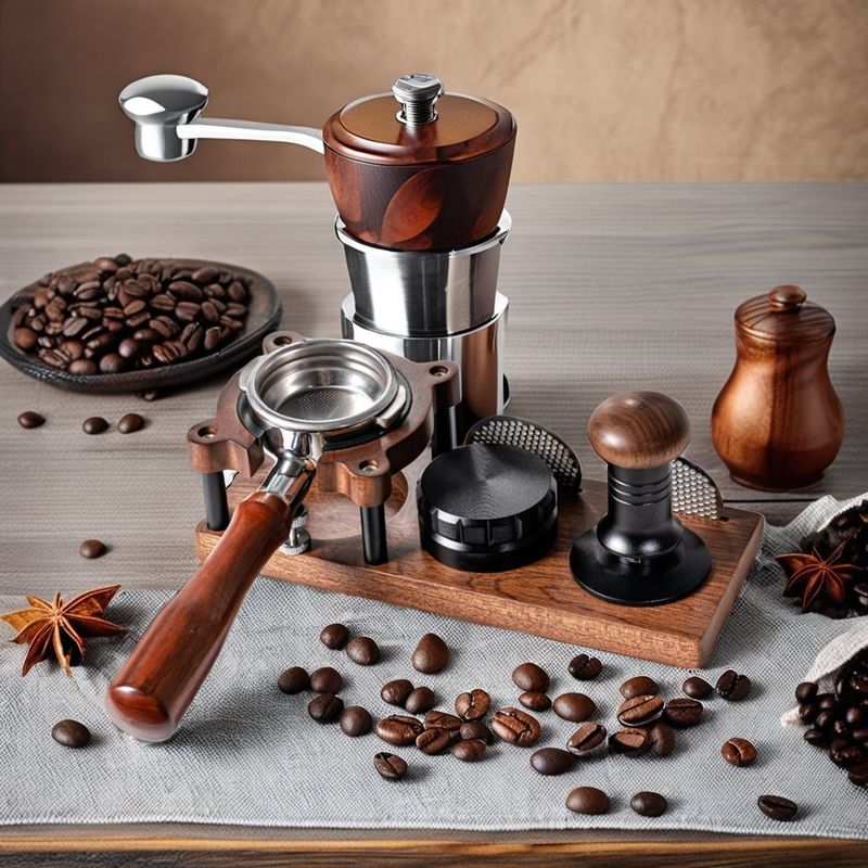 Modern Tamping Station for Coffee and Tea Enthusiasts at Home Functional Organizer