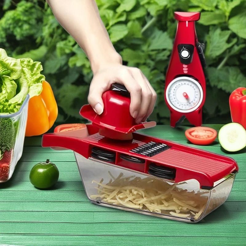 16-Function Healthy Meal Prep Slicer Food Grade Bamboo Material for Fruit Vegetable Tools