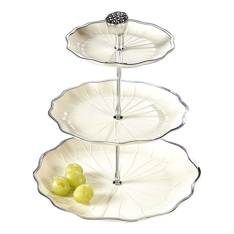 Thanksgiving Entertaining Essential Customized Color Ceramic Fruit Bowl with Handles