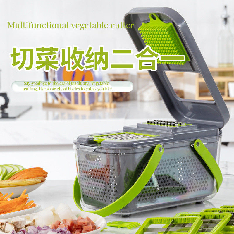 BAMBOO 22 in 1 Multi-functional Vegetable Cutter Food Chopper Fruit Slicer Food Cutter