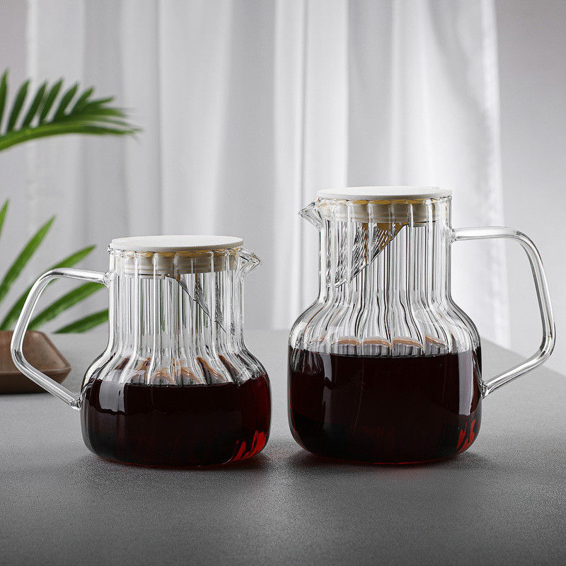 Customized Logo Acceptable Portable Glass Kettles for Water Usage and Coffee Pot