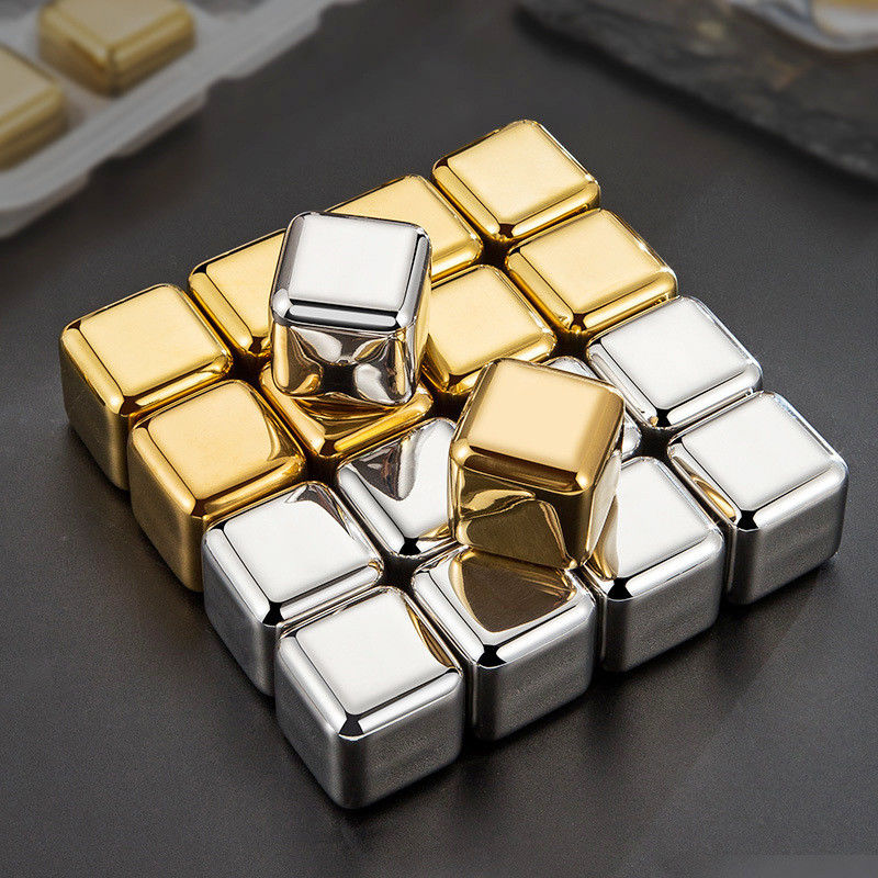 DIY Ice Cube Tray Mold for Bar Club Drinking Customized Size Metal Square Dice Ice Cubes