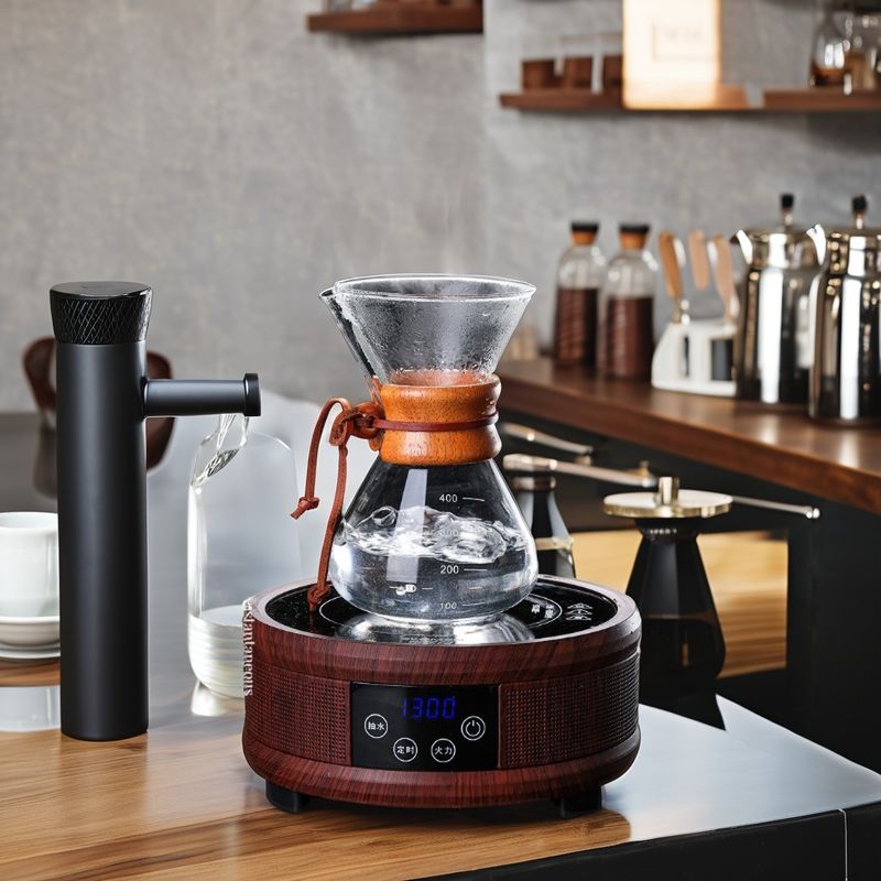 400ml Capacity Hand Brewed Coffee Borosilicate Glass Coffee Maker with Stocked Filter