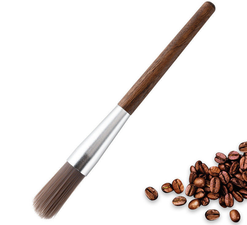 Wooden Handle Boar Bristle Cleaning Brush for Coffee Grinder Eco-Friendly and Durable